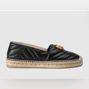 Brand new women's Gucci Black Espadrille Loafers size 34 and 35